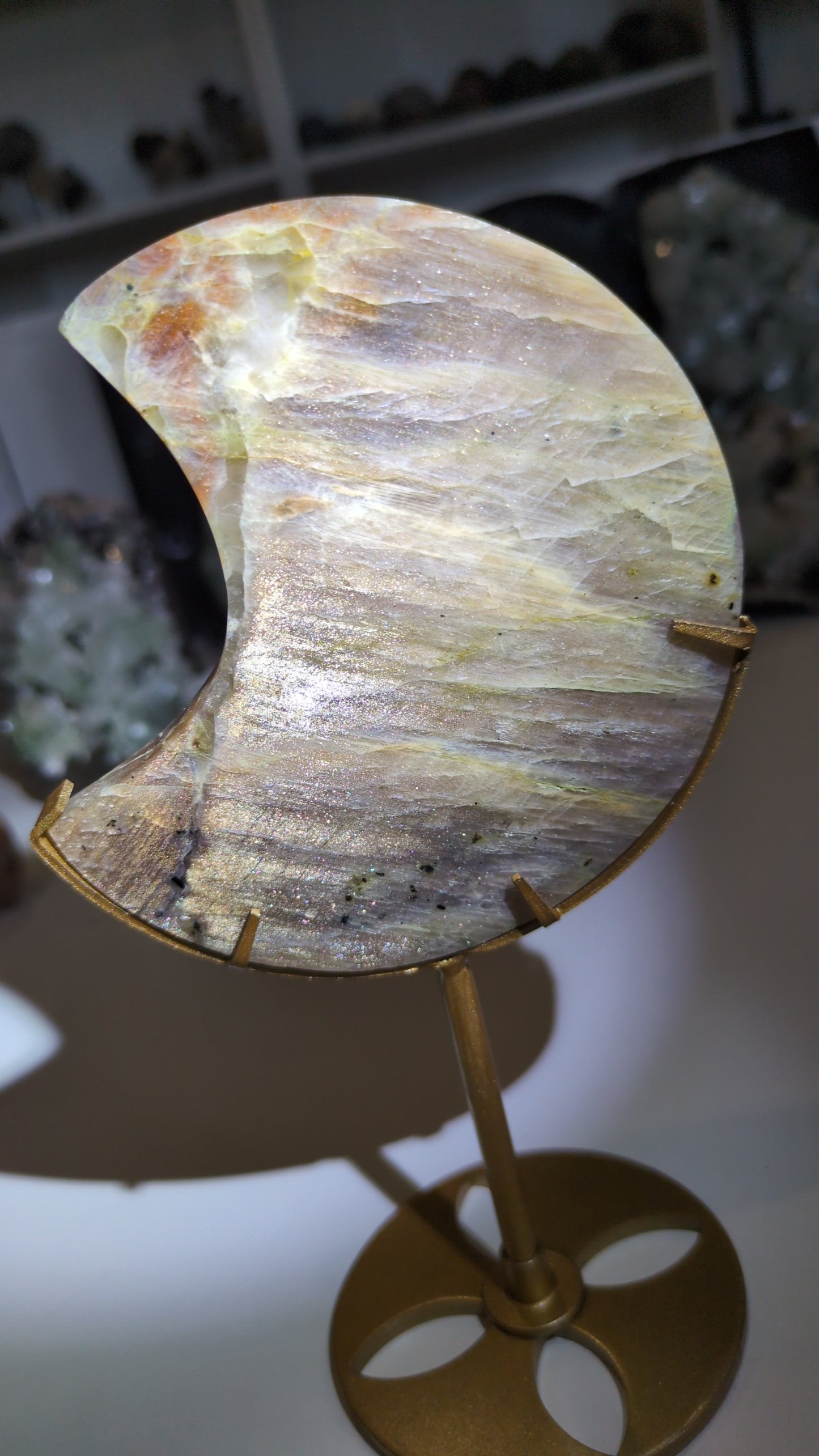 Large moonstone/ sunstone moon 🌝