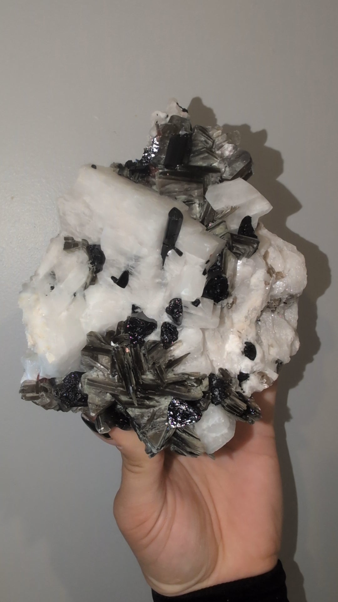 XL tourmaline&quartz with mica specimen ✨
