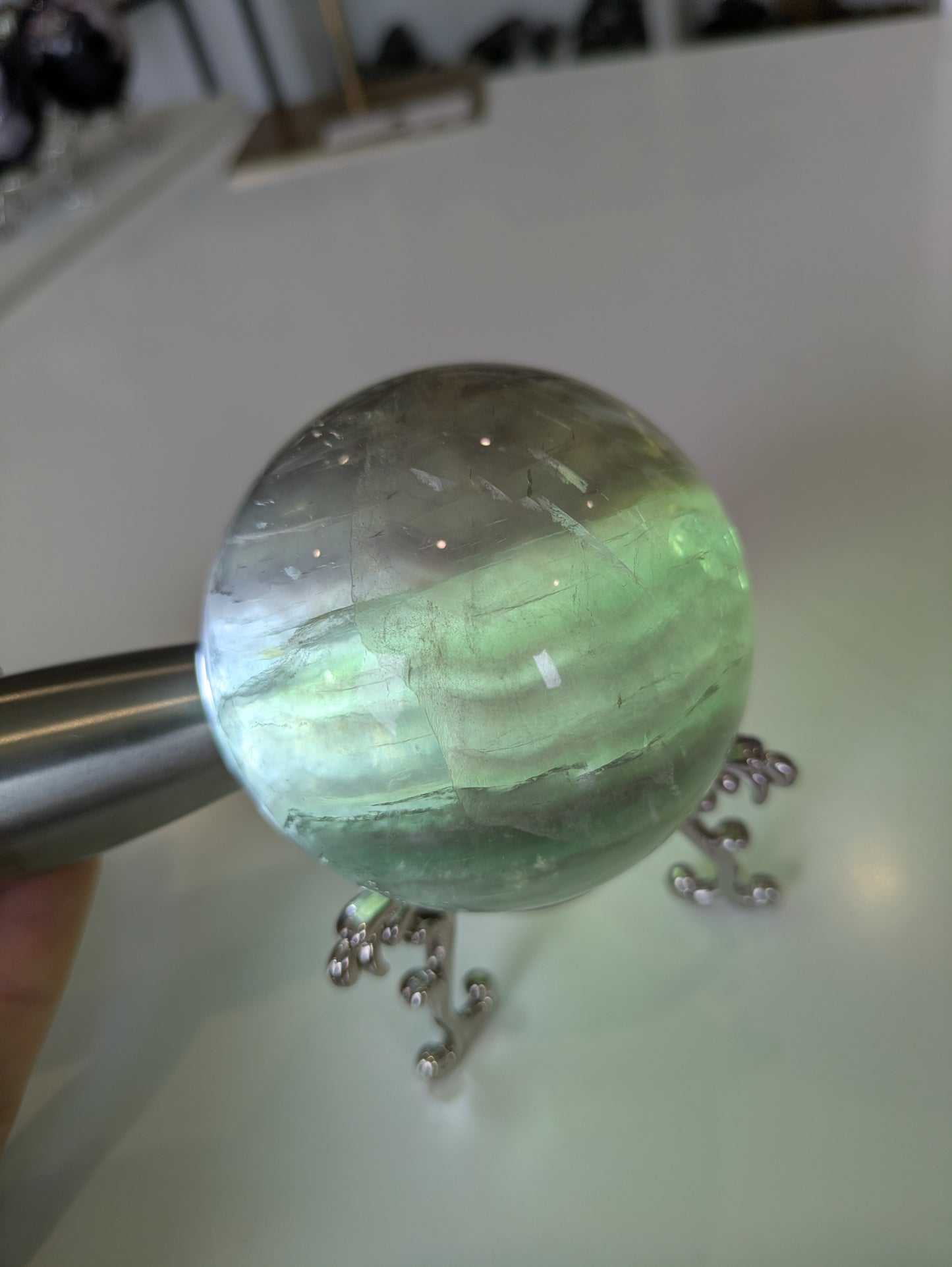 Mica&flourite sphere ✨
