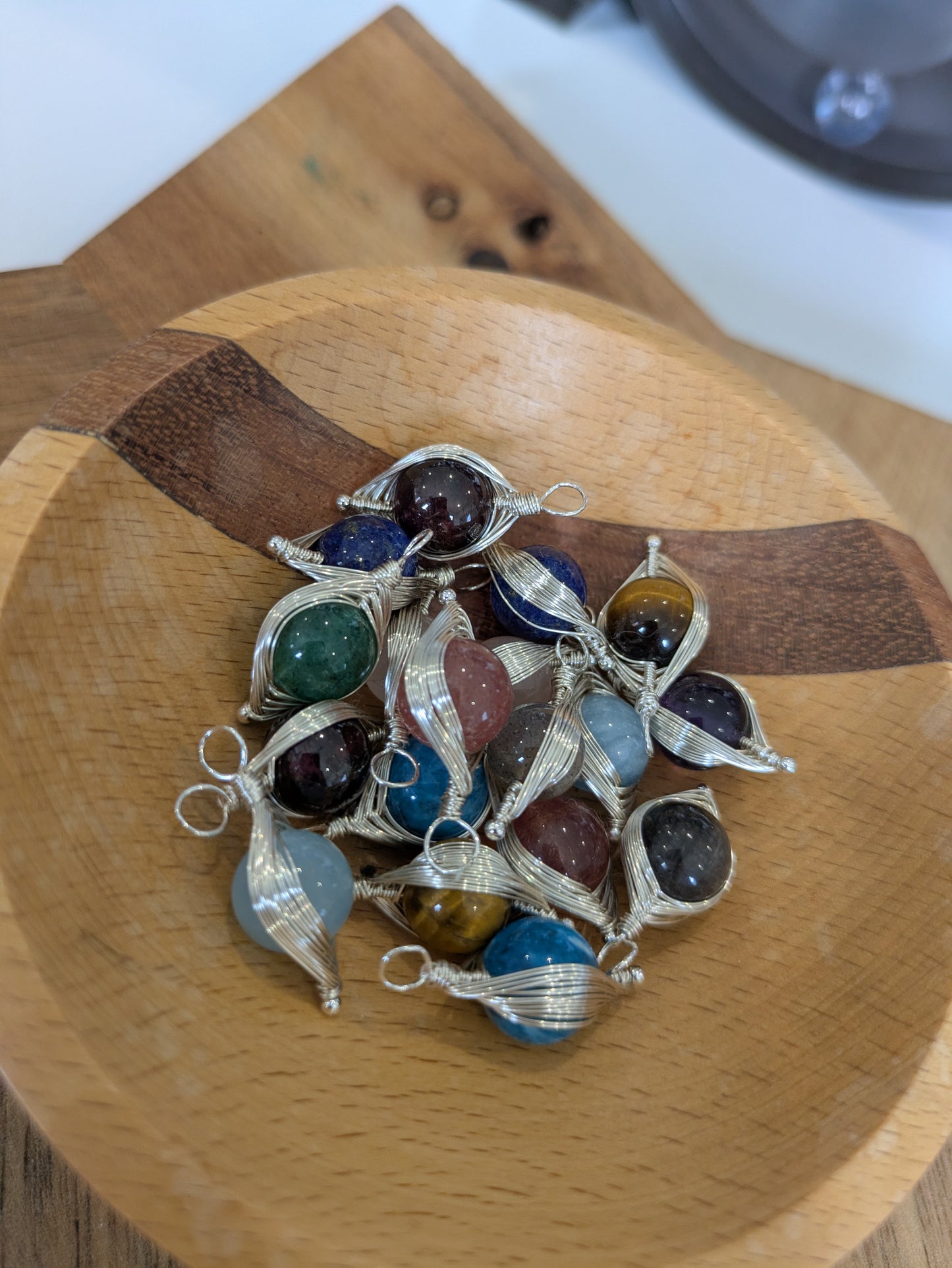 Mini sphere pendants ✨
