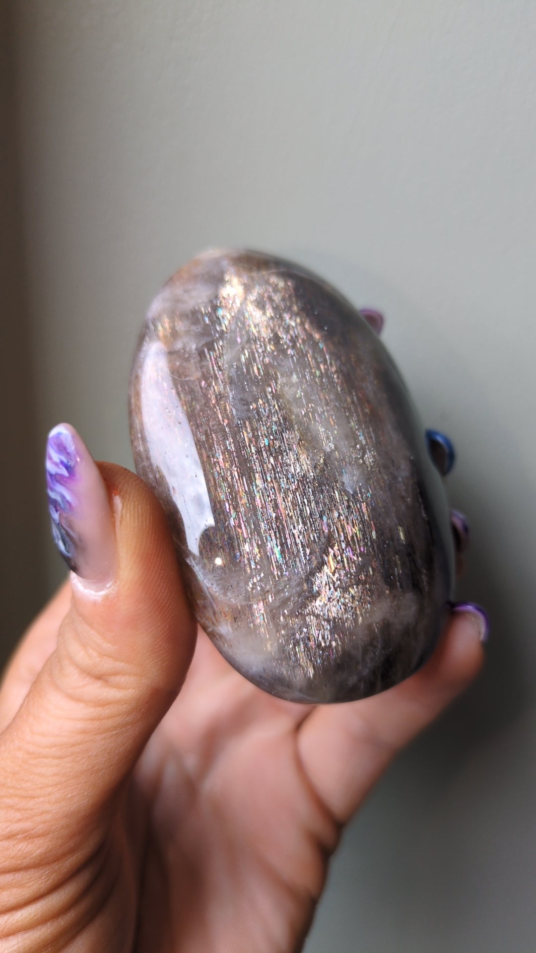 XL moonstone and lattice sunstone palm ✨