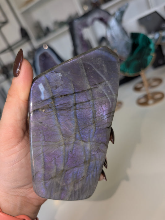 Blue& purple Labradorite freeform ✨