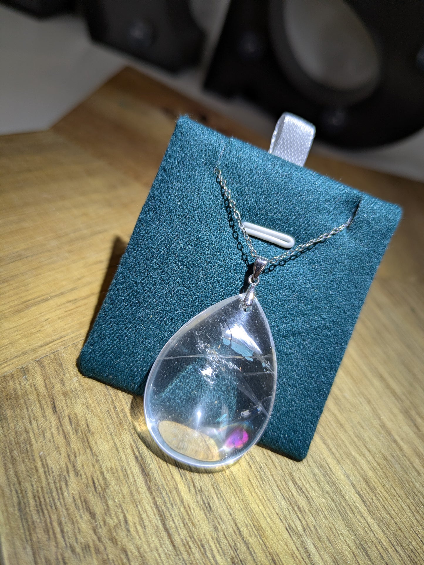 Clear quartz necklace ✨