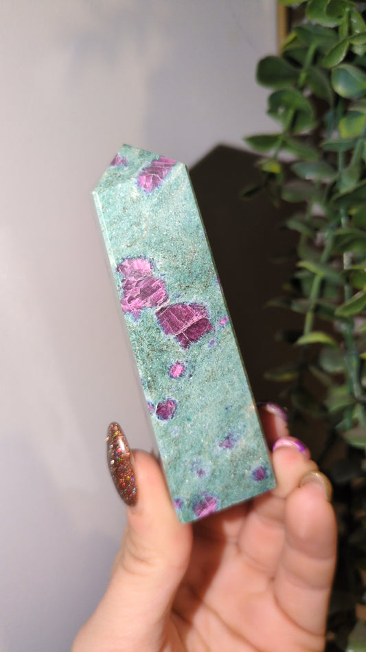 Ruby Fuchsite towers ✨