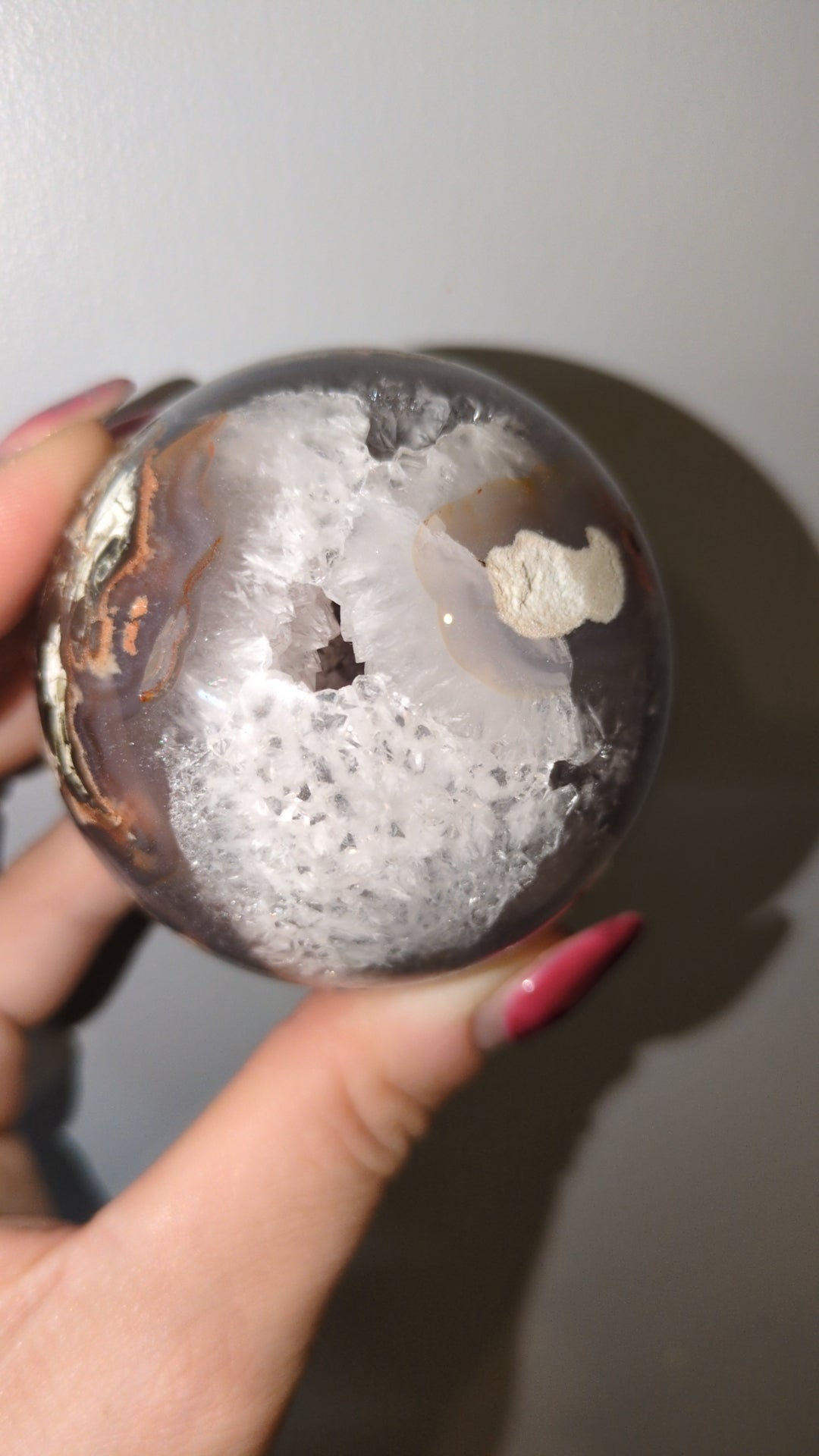 Money agate sphere ✨ A