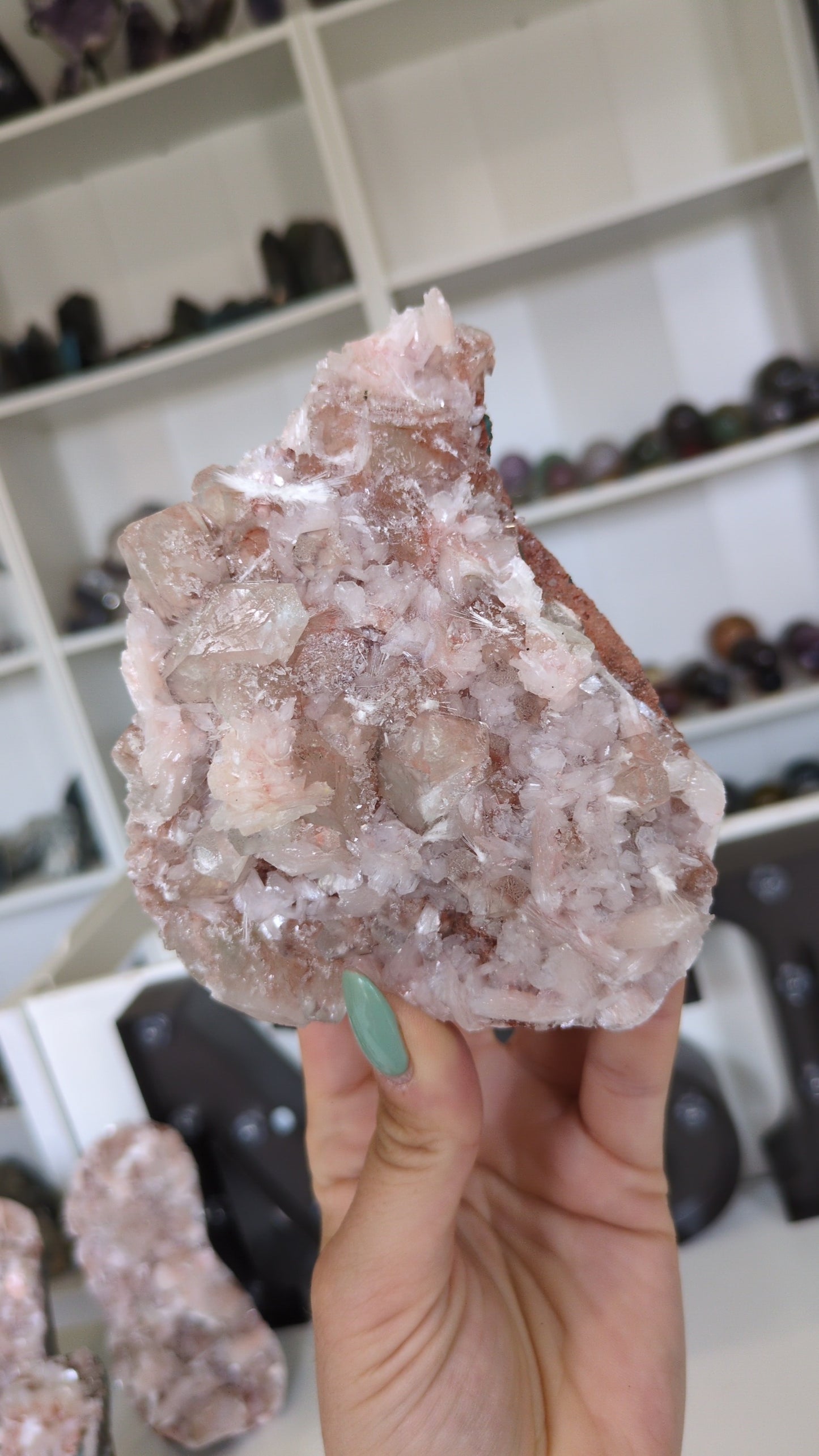 'Strawberry Milkshake' Apophyllite ✨ I