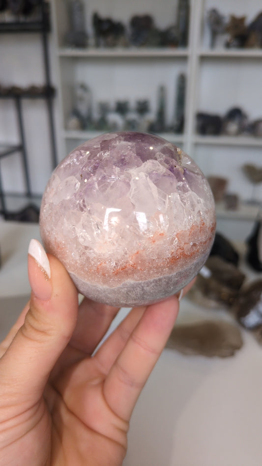 Pink amethyst sphere ✨