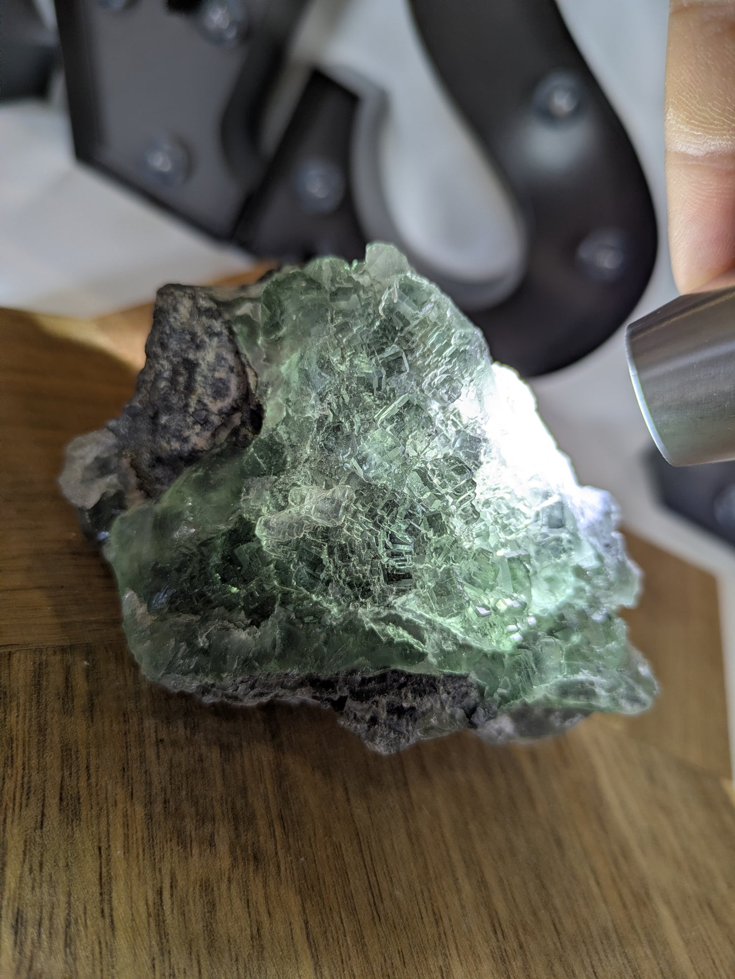 Green flourite from Hunan province ✨