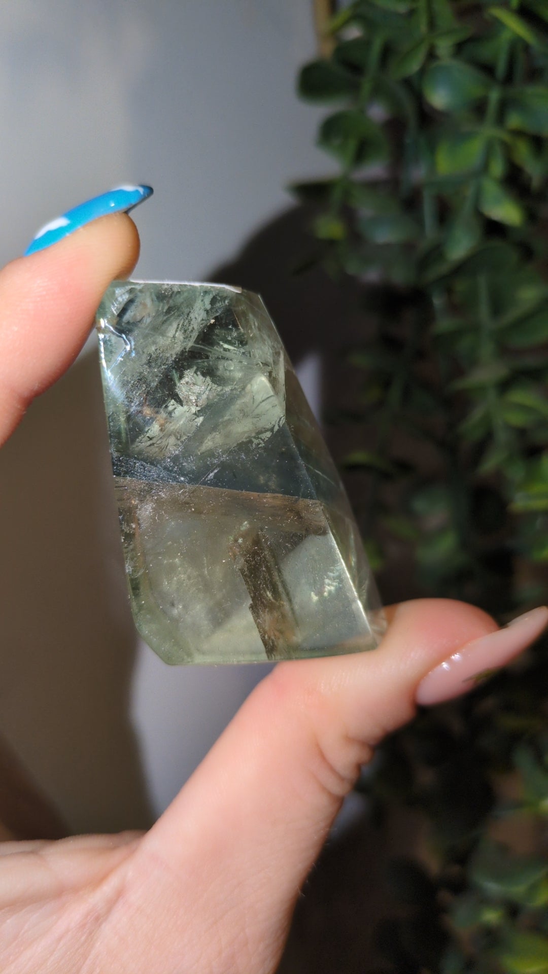 Green and blue flourite freeform ✨