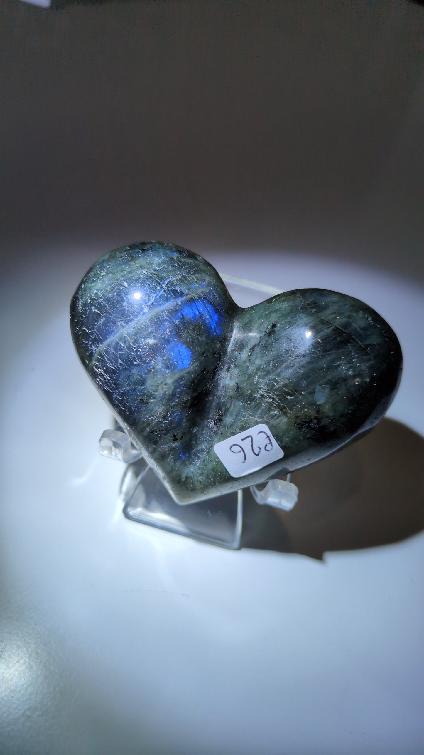 Dark blue flash labradorite ✨