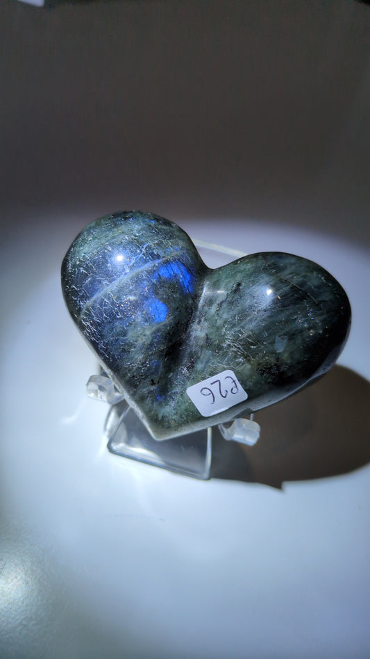 Dark blue flash labradorite ✨
