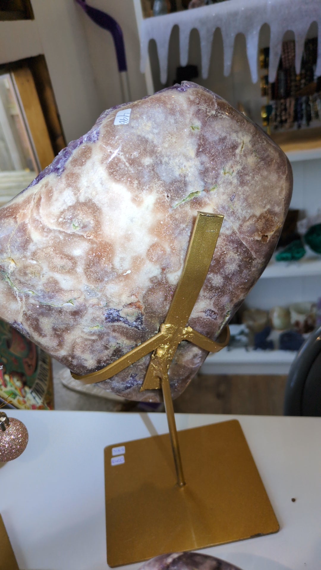 XXL Pink amethyst ok stand ✨ C