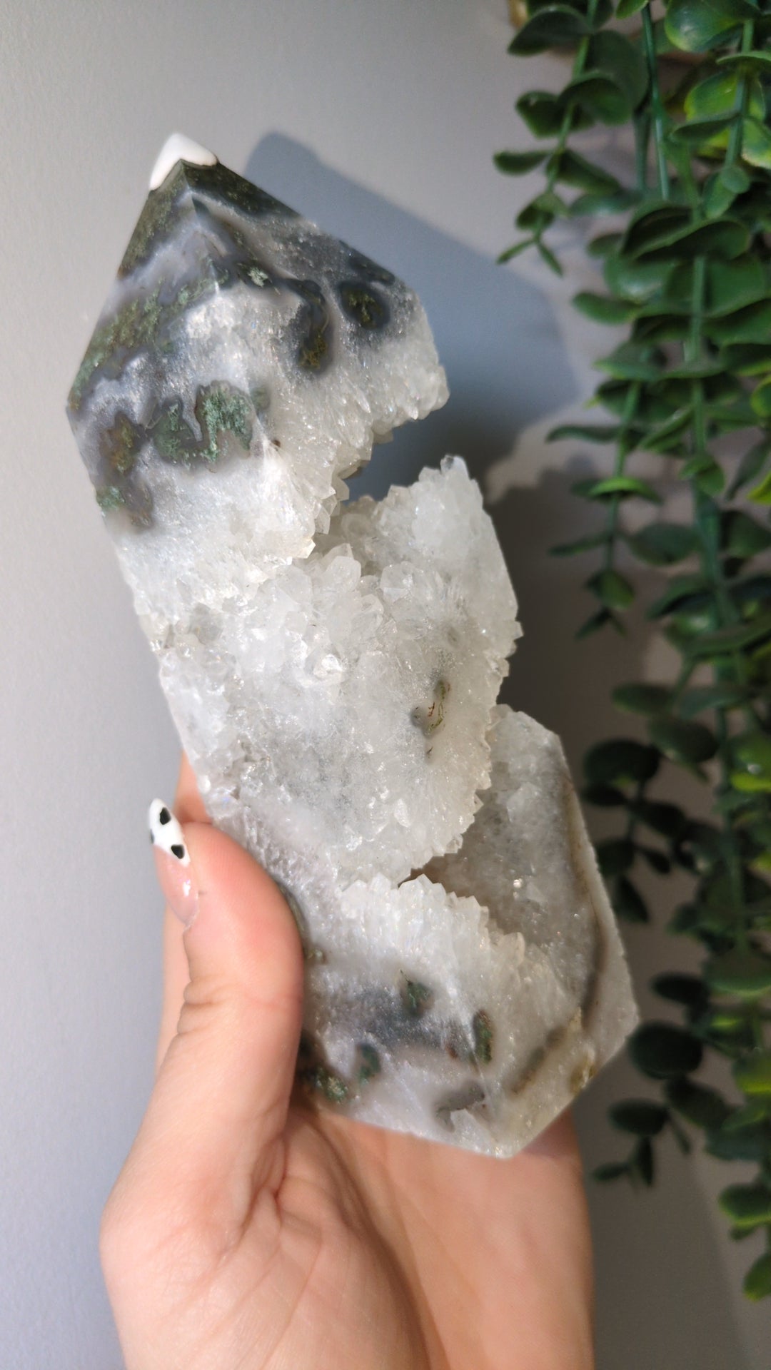 Druzy moss tower ✨