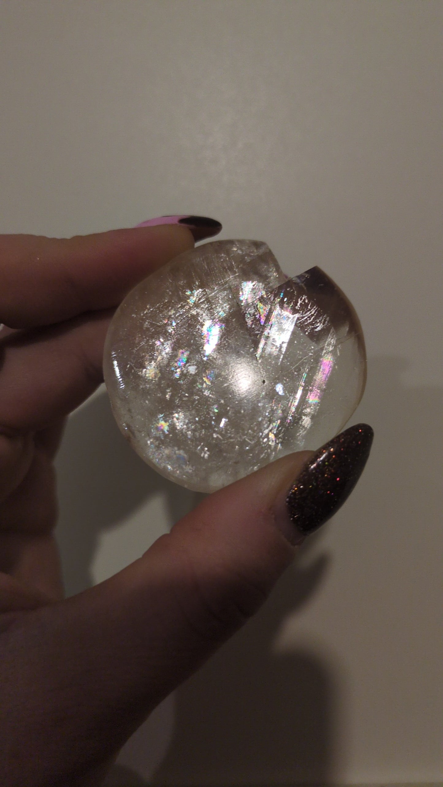 Optical calcite flat- chipped ✨