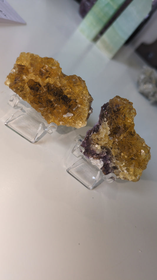 Yellow fluorite from Zhe Jiang ✨