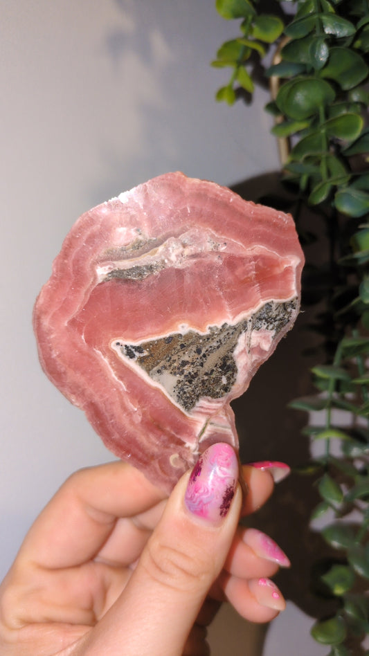 High quality pink rhodochrosite slab A ✨