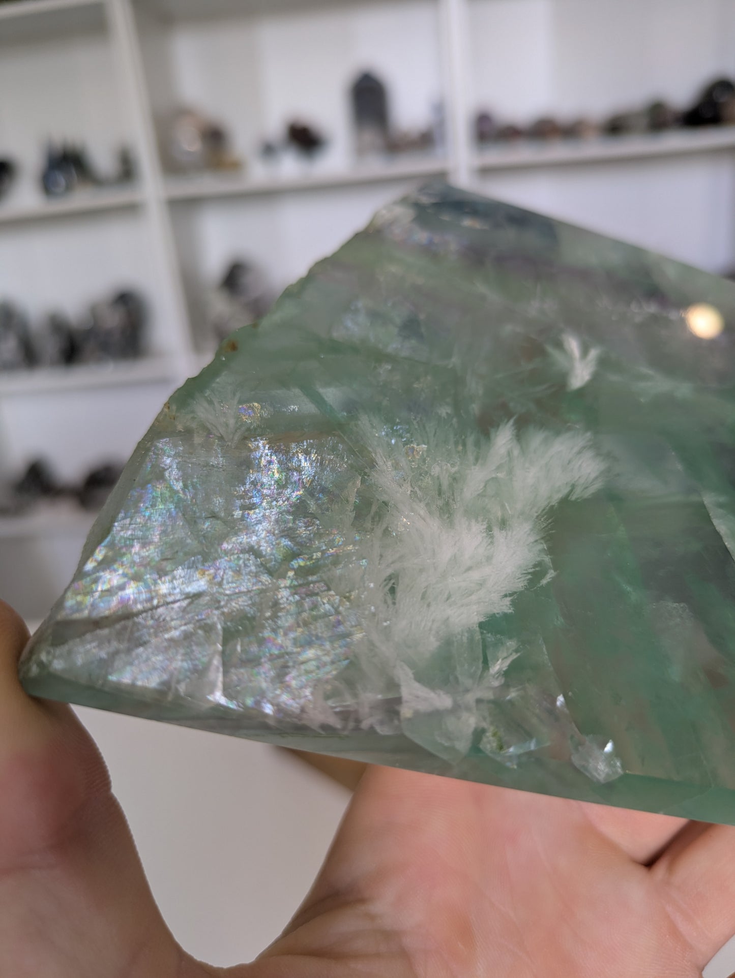 Feather flourite slab ✨