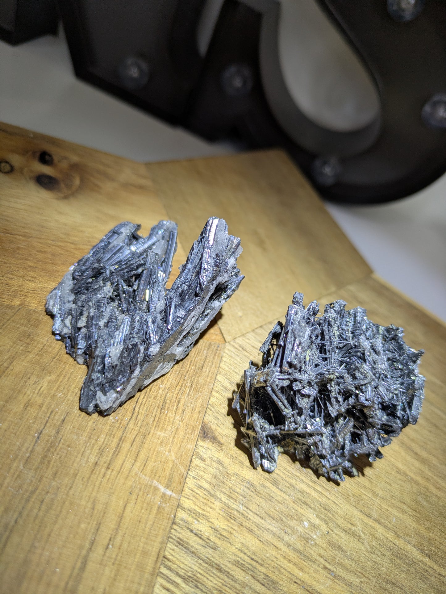 Stibnite specimens