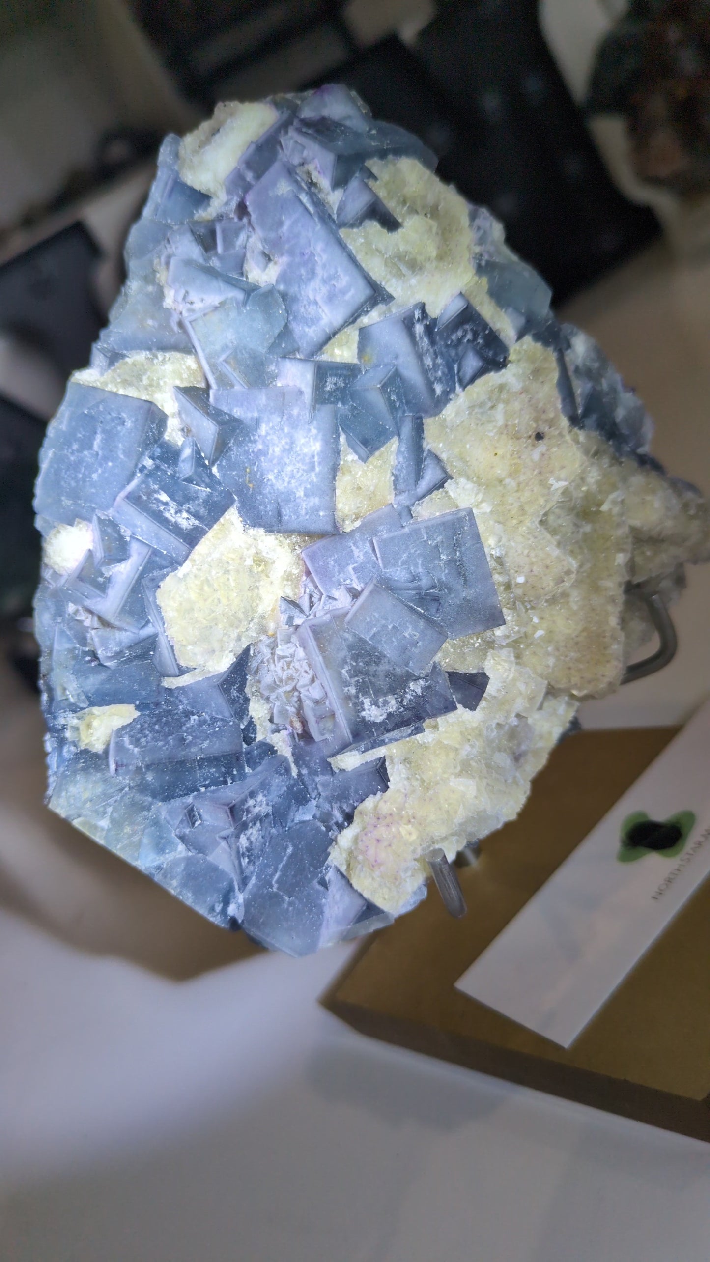 Blue flourite & Smokey Quartz ✨
