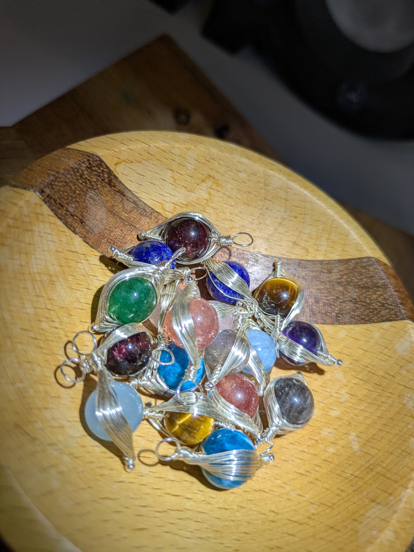 Mini sphere pendants ✨