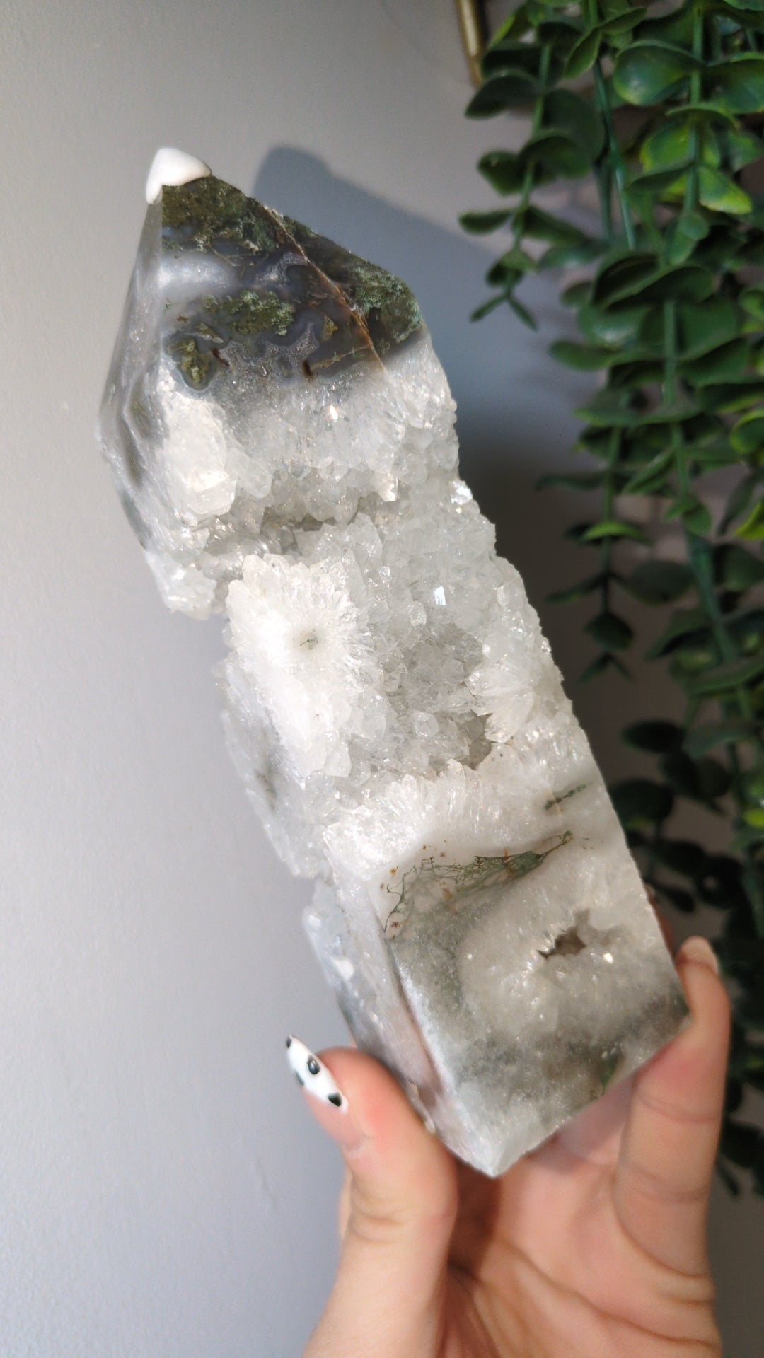 Druzy moss tower ✨