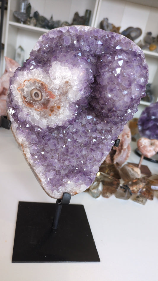 Large amethyst statement piece