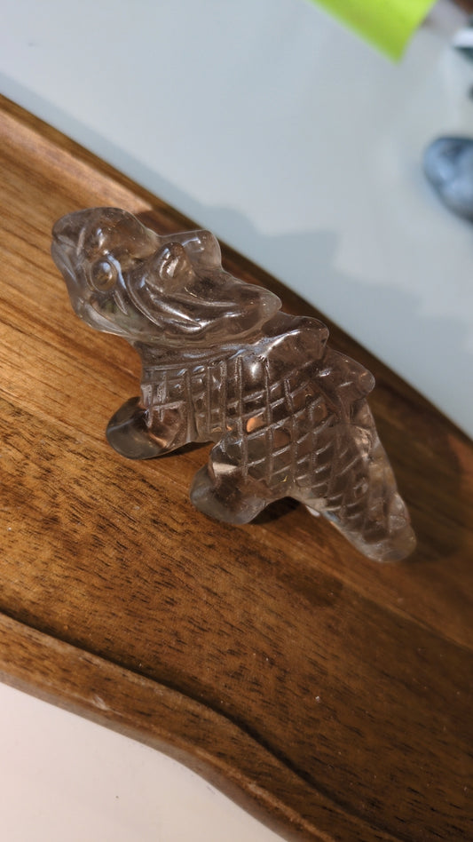 Smokey quartz dinosaur ✨