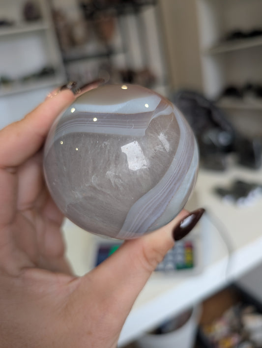 Jelly agate sphere ✨