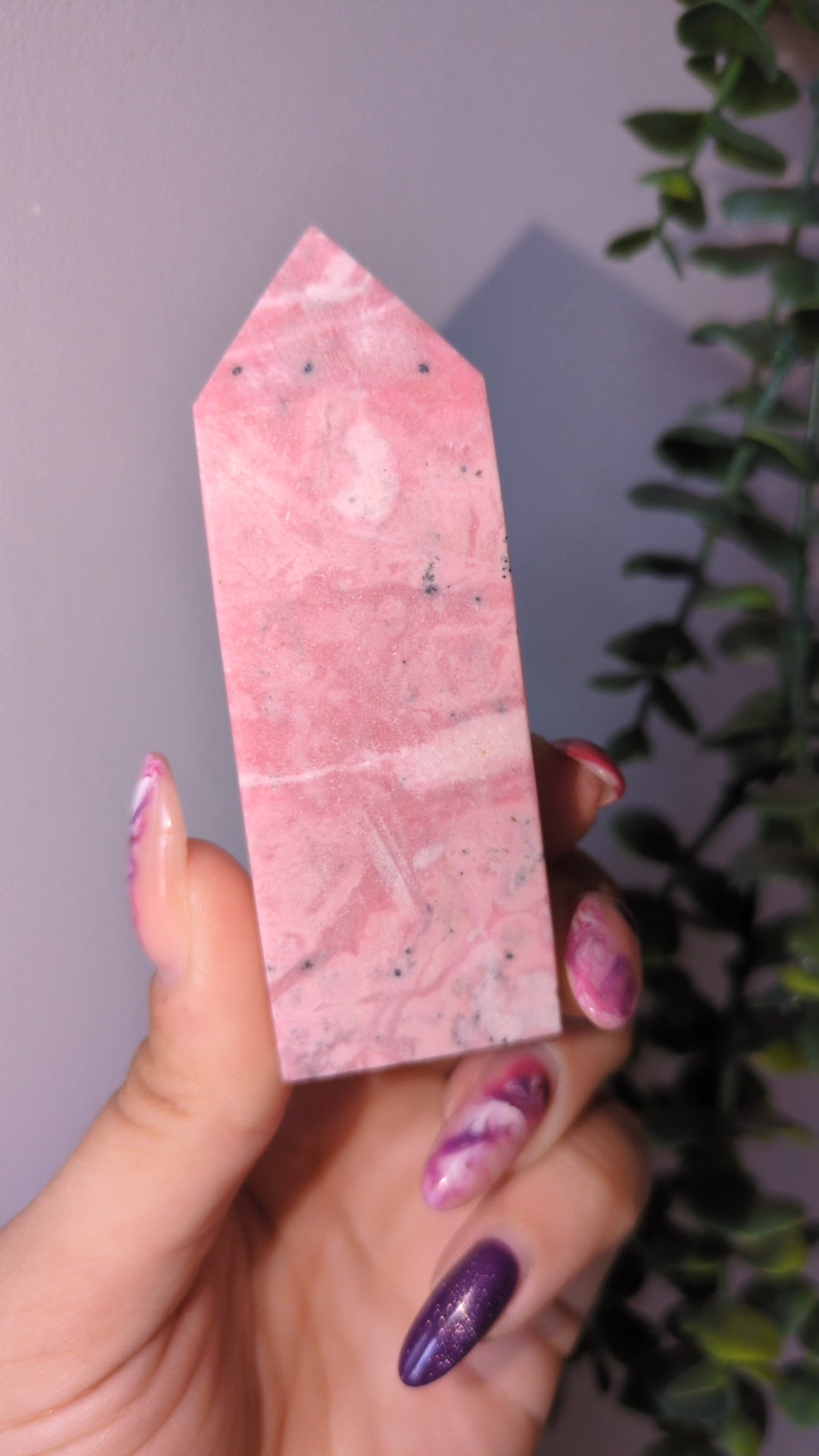 Peruvian rhodonite tower ✨