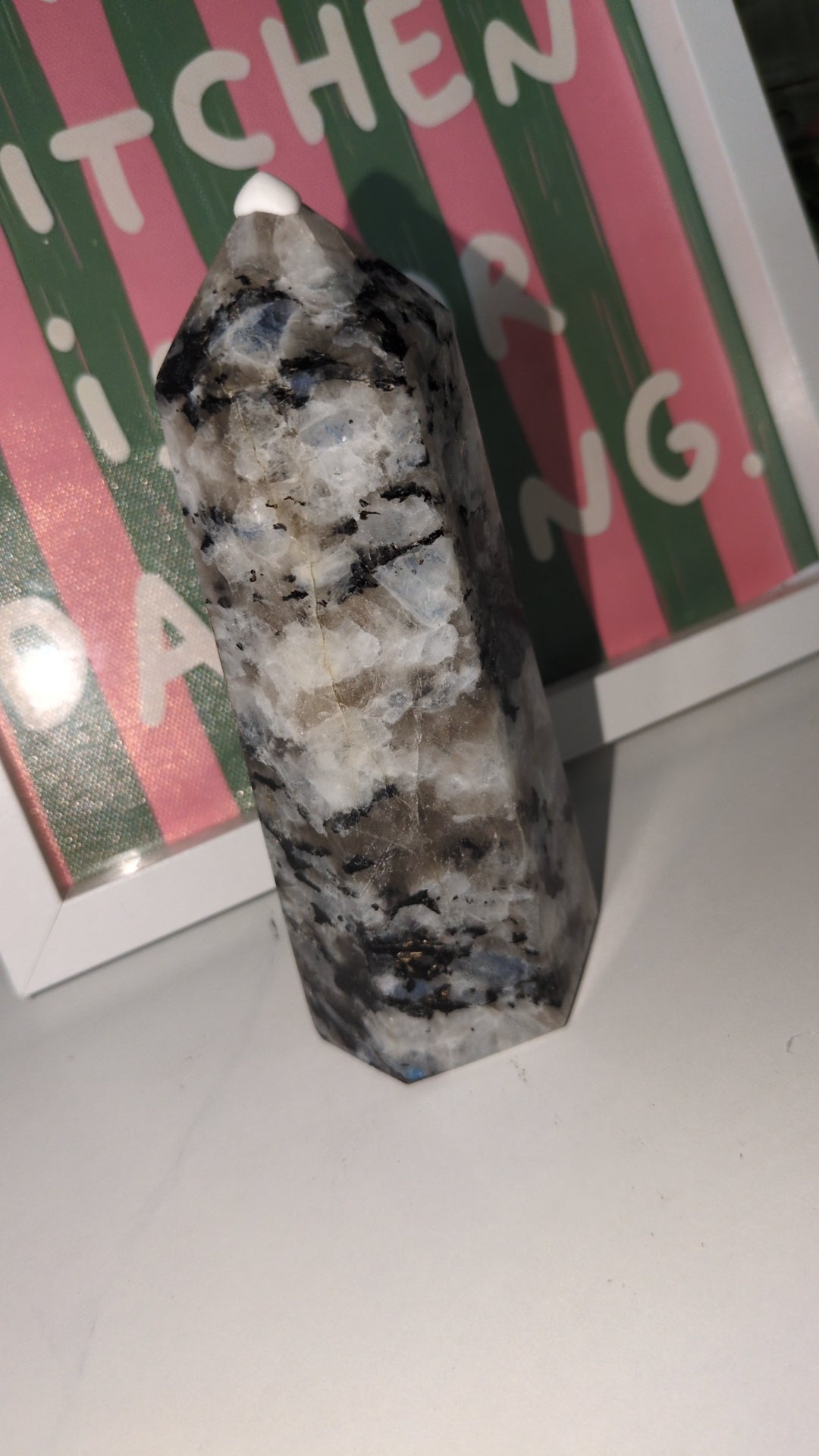 Chunky rainbow moonstone tower A ✨