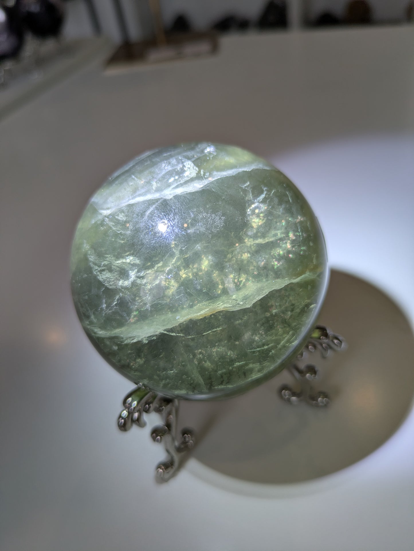 Mica&flourite sphere ✨