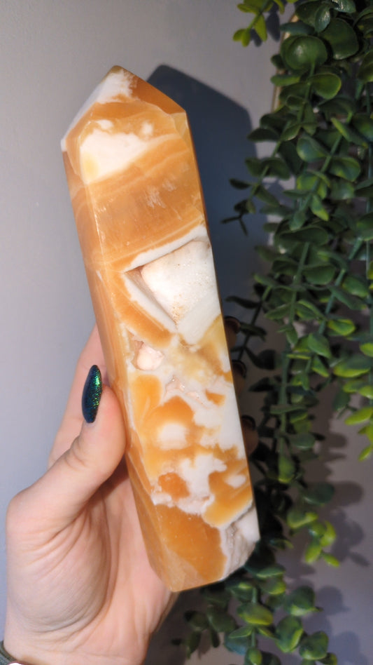 Orange calcite tower ✨