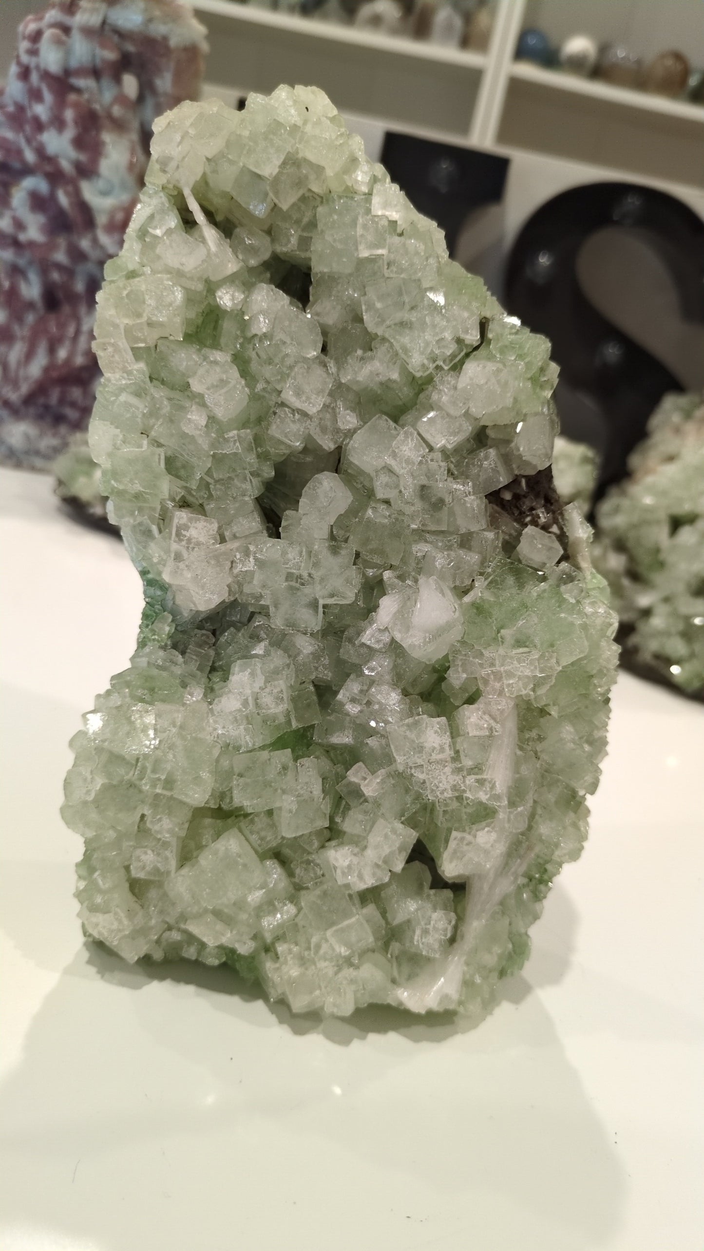 Green disco Apophyllite ✨ statement piece ✨