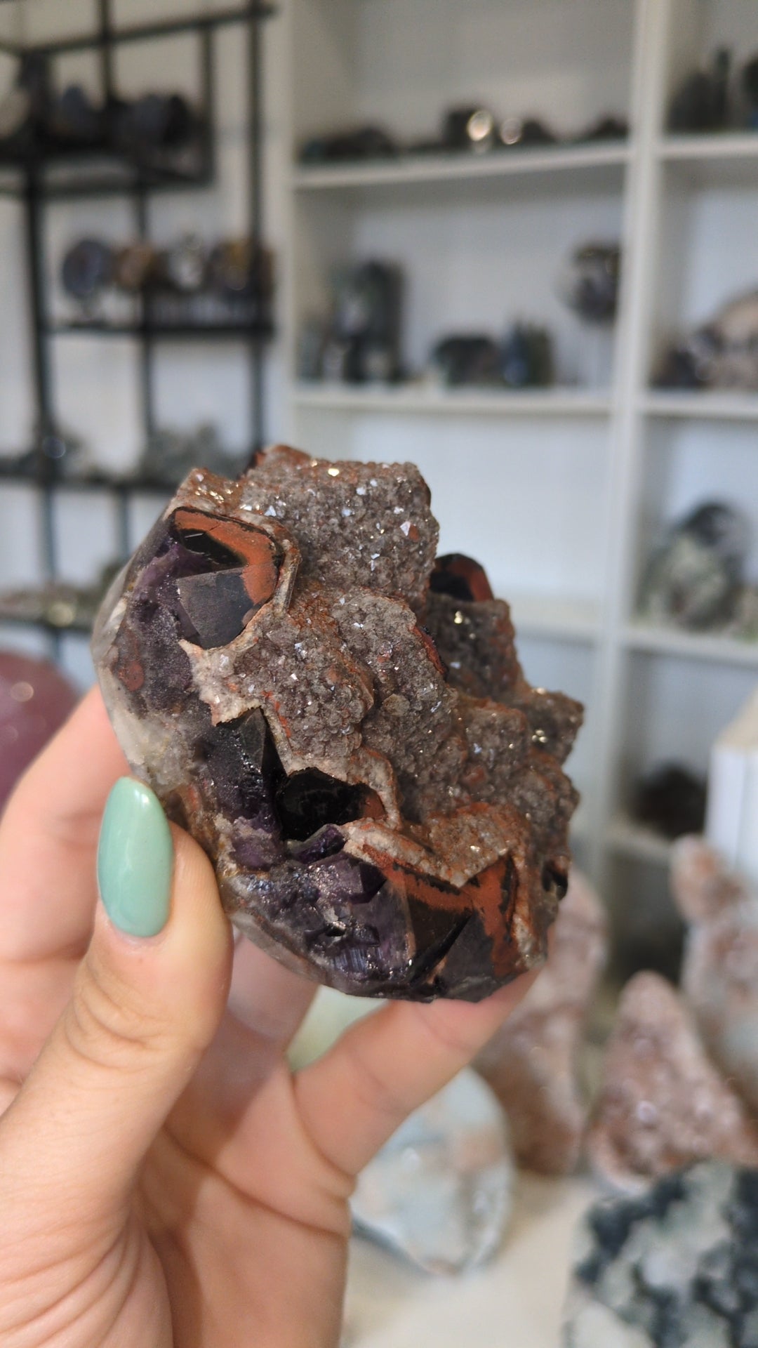 Amethyst with Hematite ✨ D