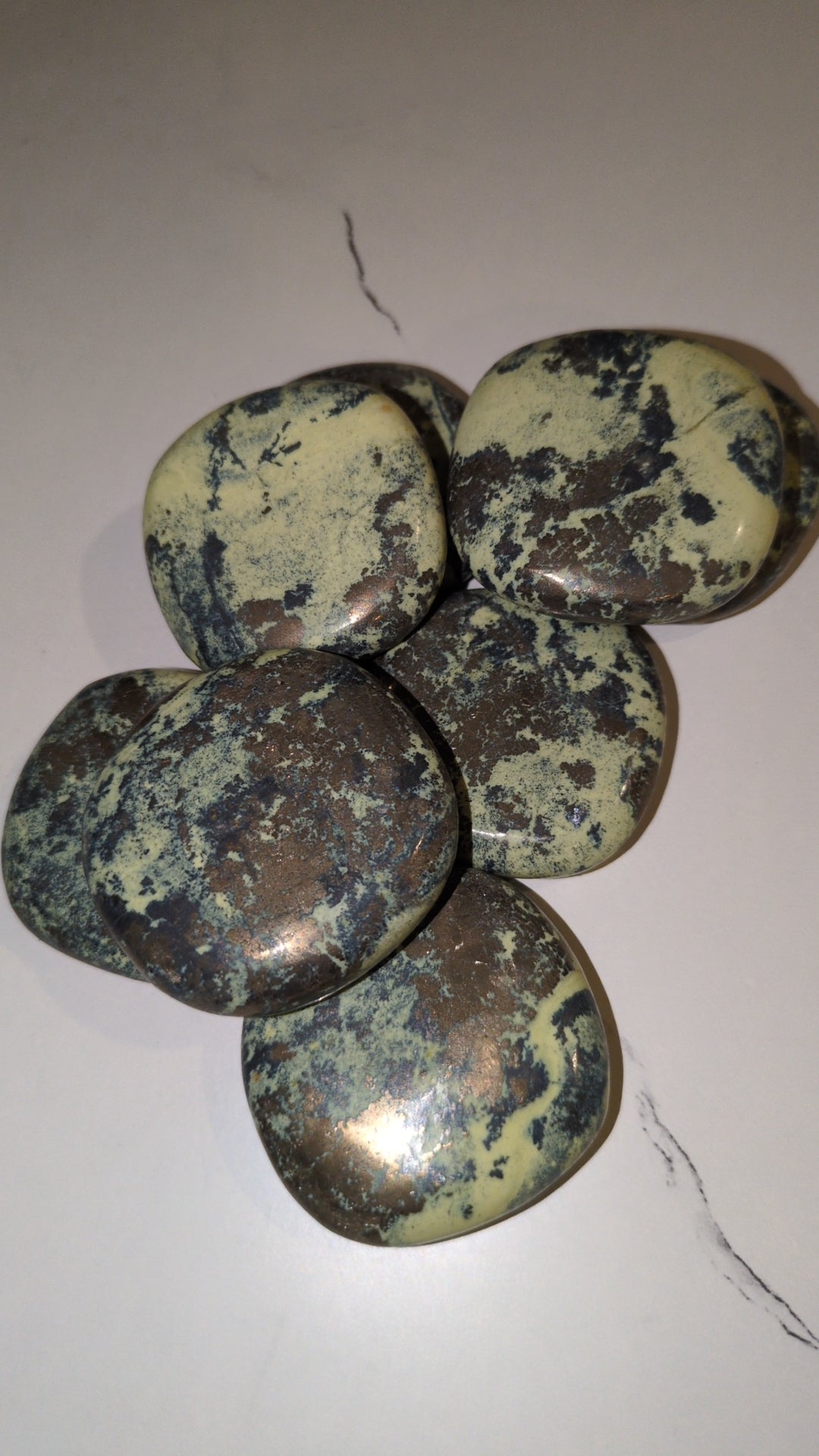 Serpentine & Pyrite flats ✨