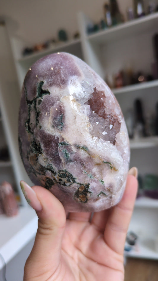Pink amethyst freeform ✨