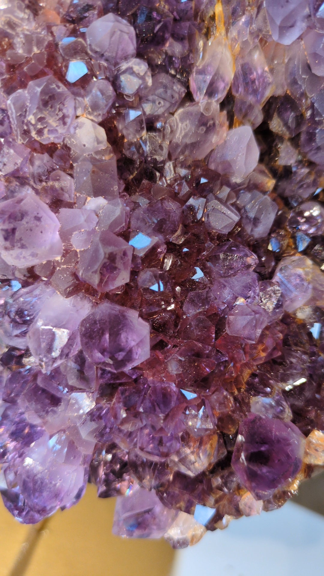 XXL Pink amethyst on stand A ✨