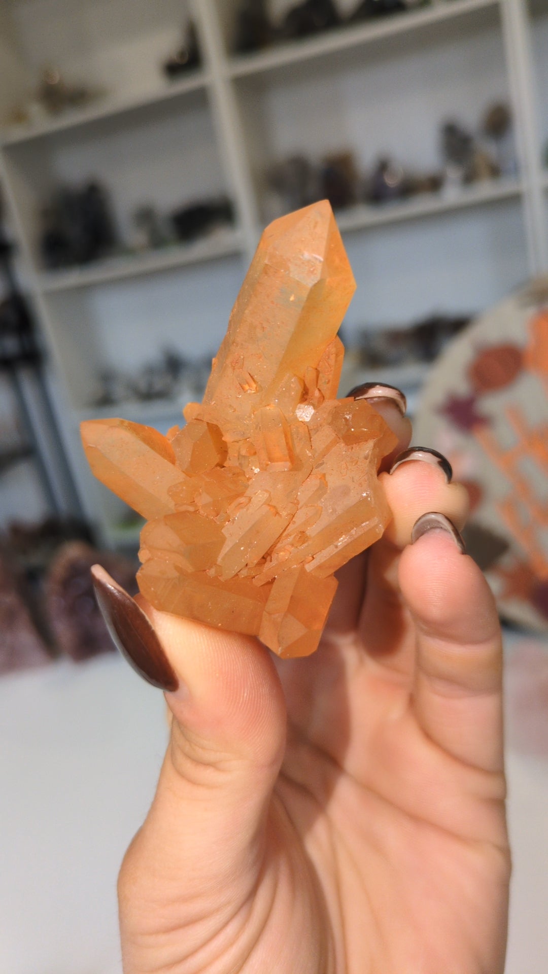 Tangerine quartz from Brazil ✨