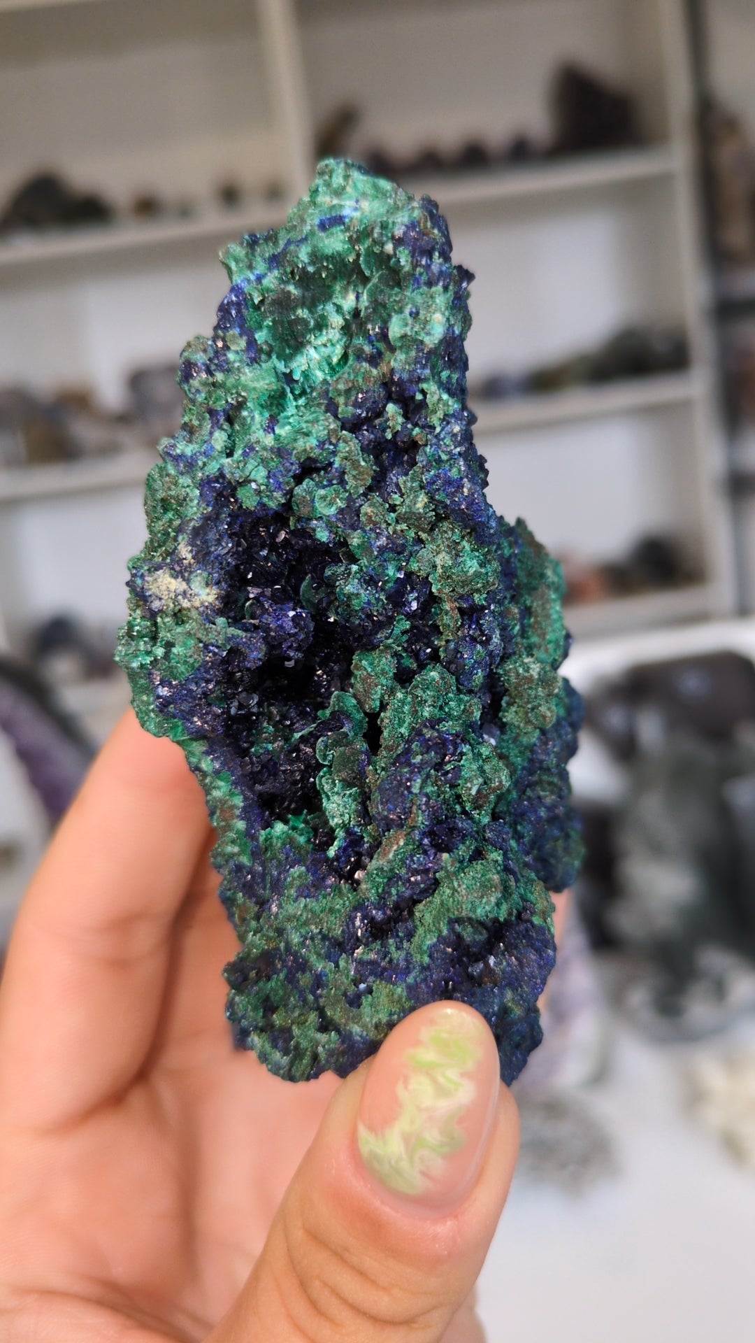 High grade azurite with velvet Malachite ✨
