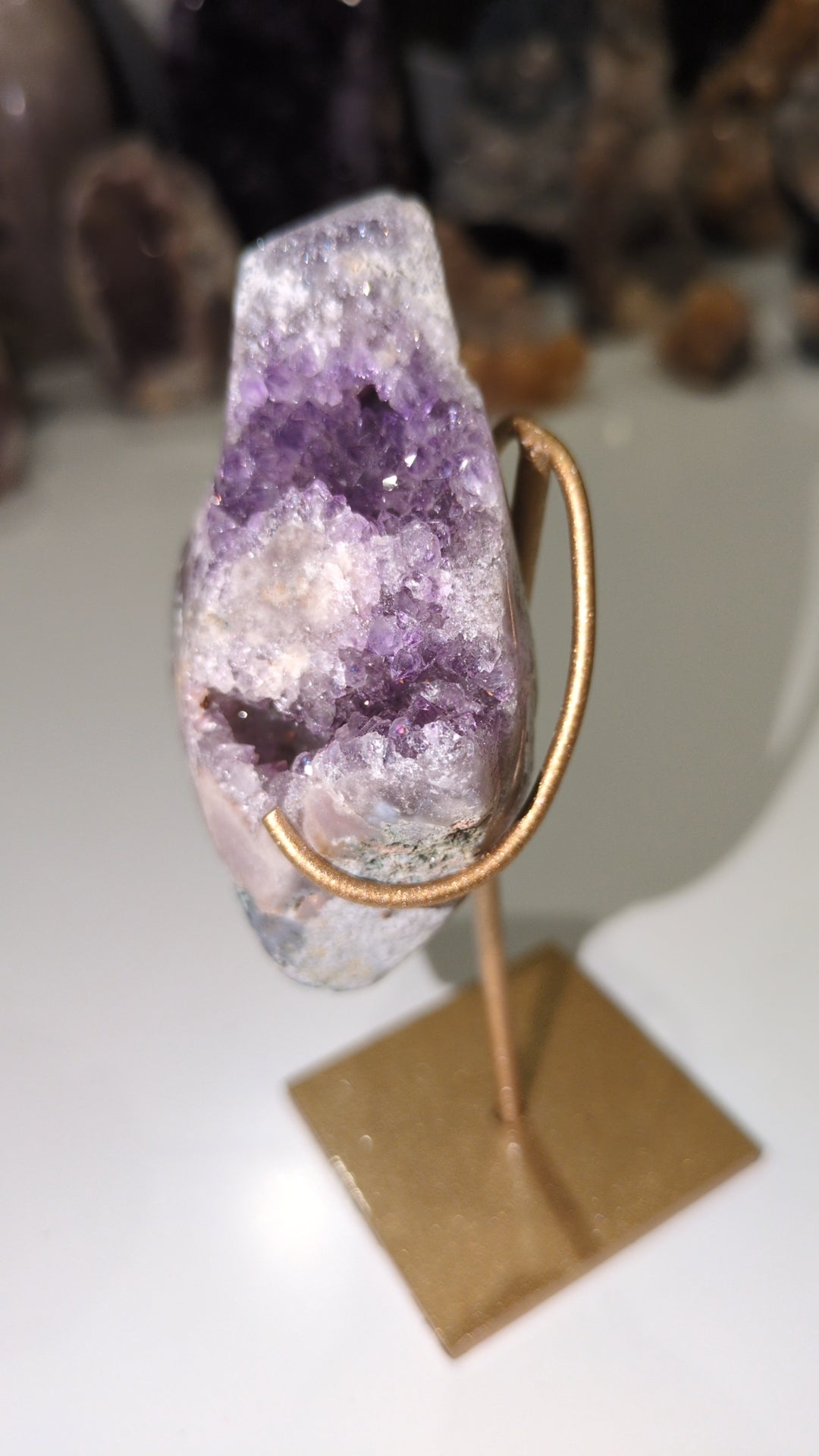 Raw pink amythest freeform ✨ E