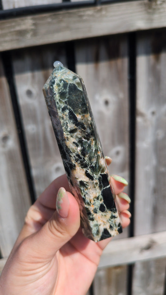 Seraphinite with sunstone B ✨