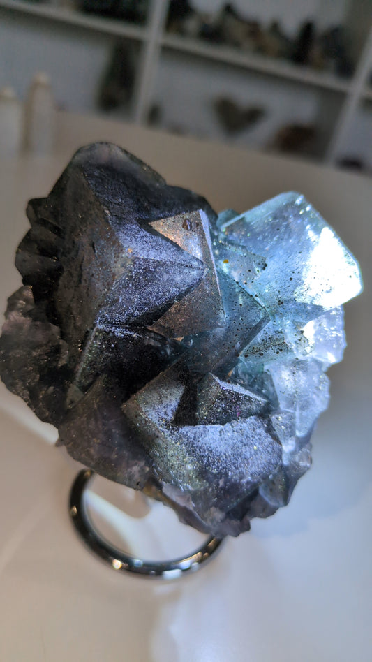 Flourite with pyrite- Nigeria ✨ A