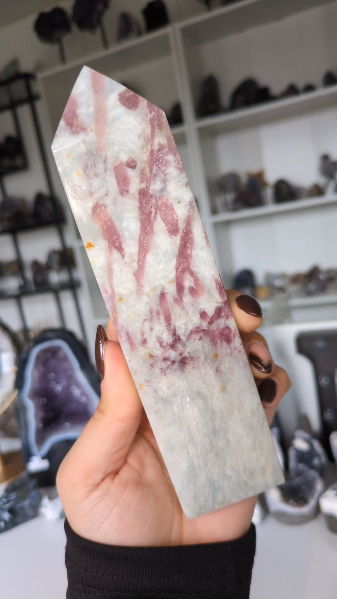 Pink tourmaline tower ✨