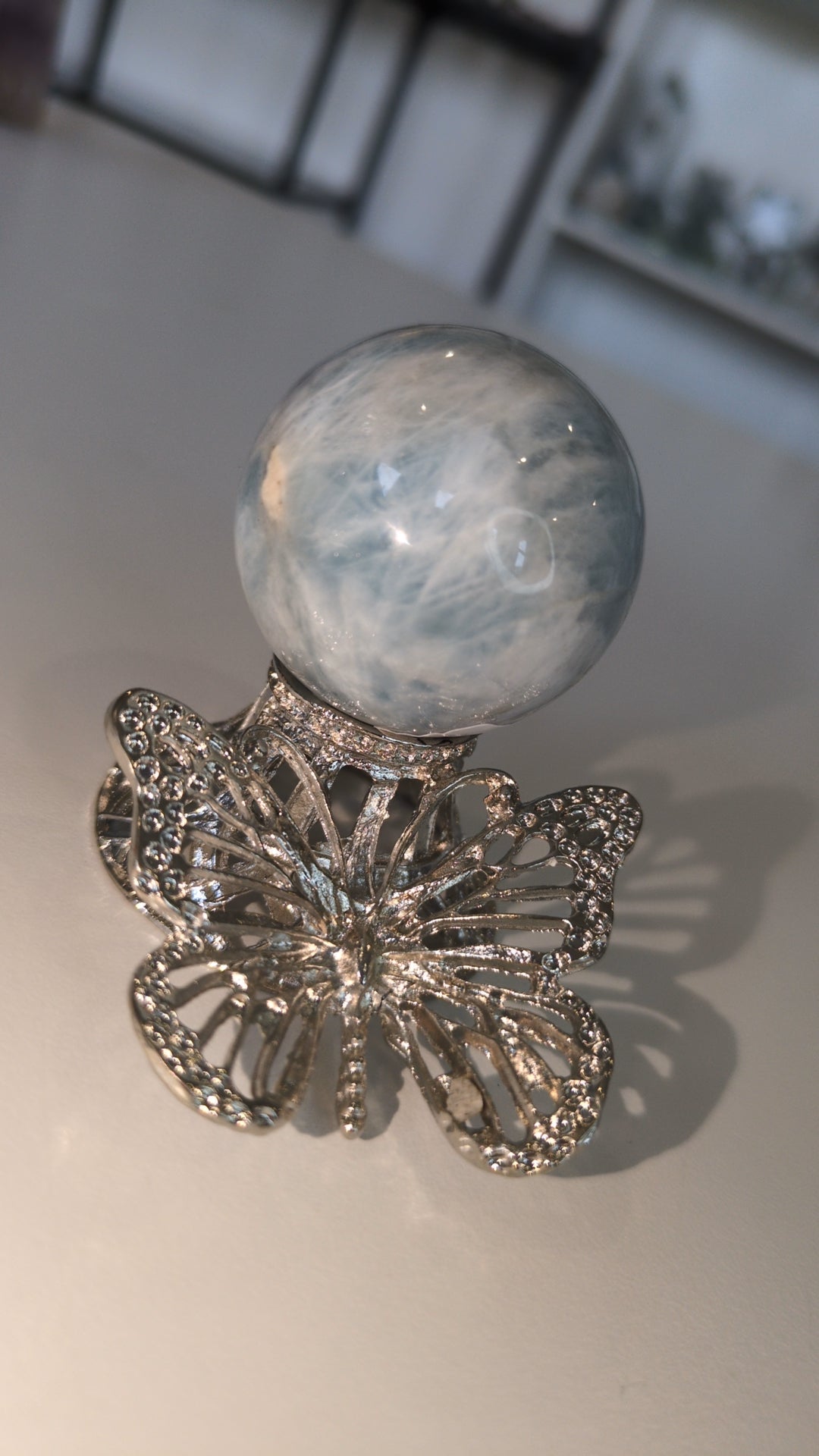 Aquamarine sphere