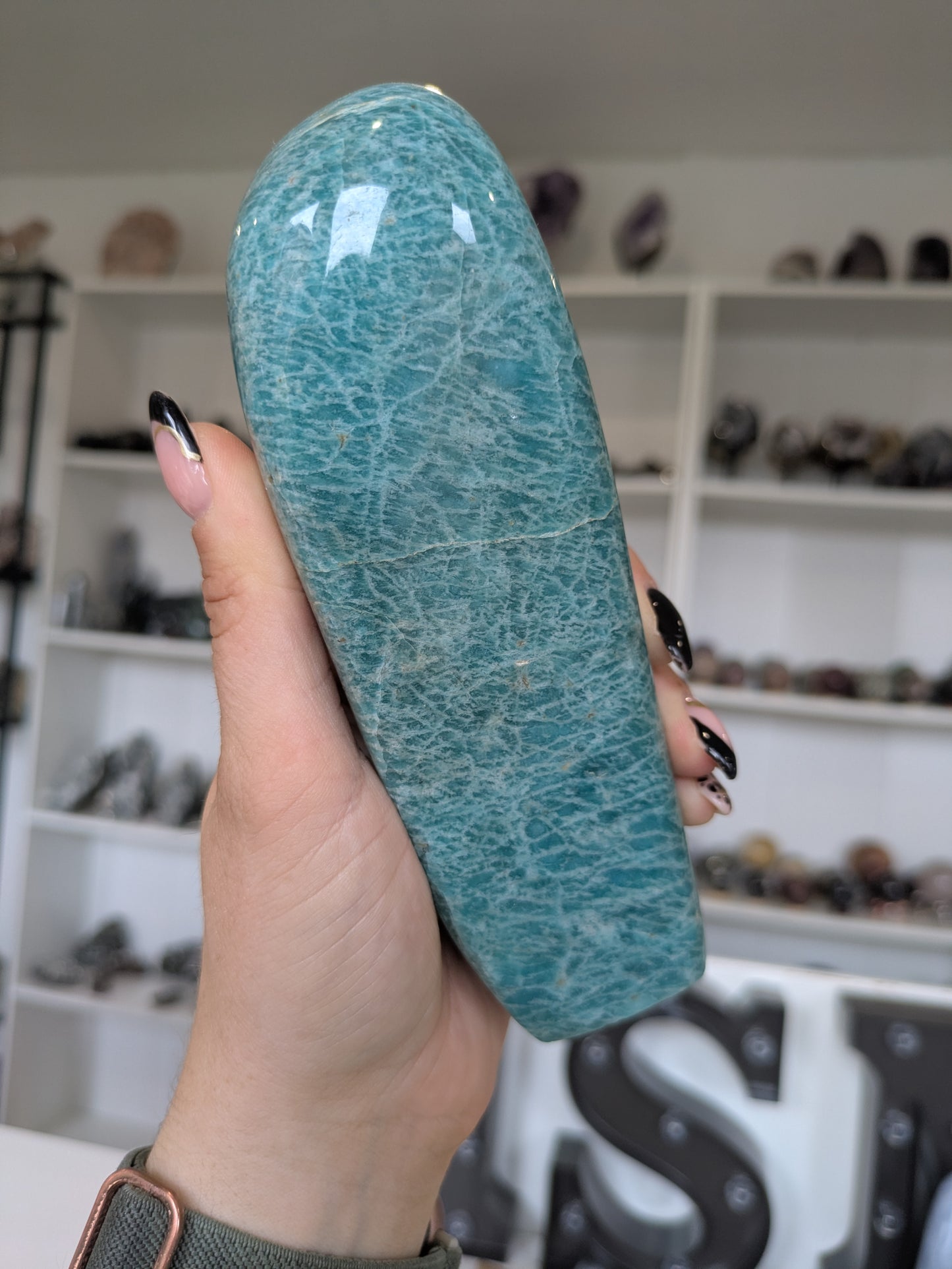 Large amazonite freeform ✨