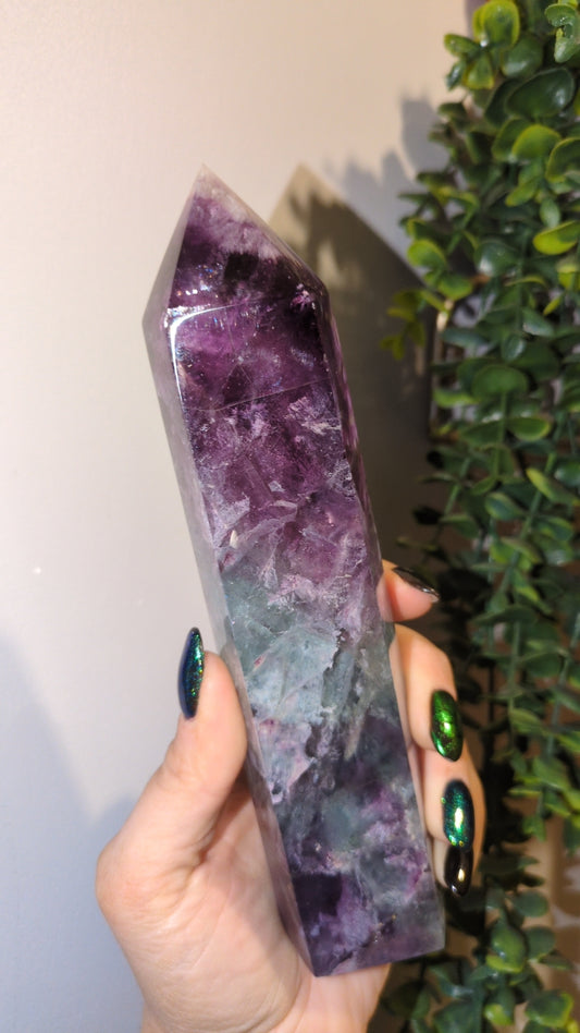 Large watermelon flourite tower ✨