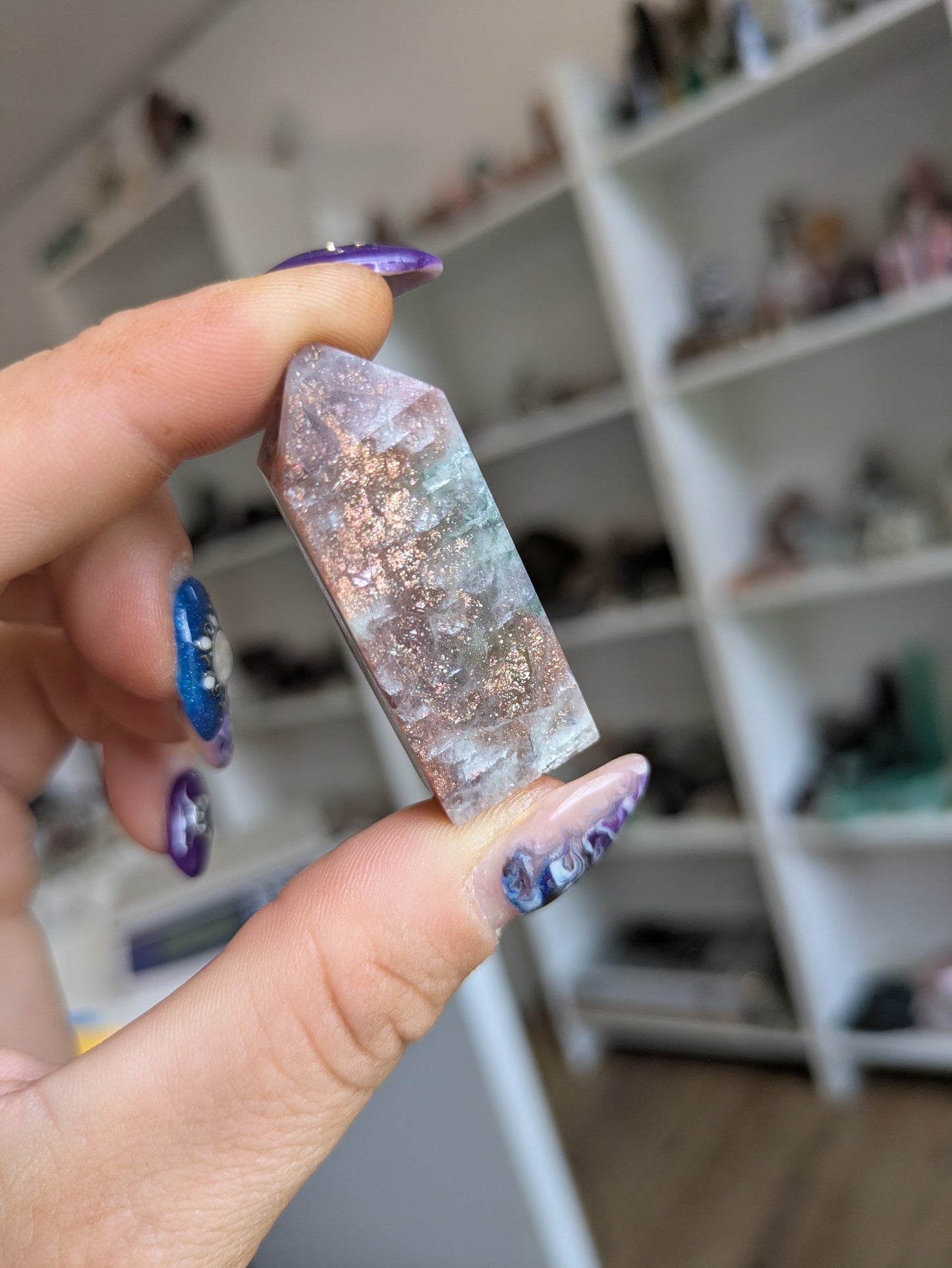 Mini iolite& sunstone tower ✨