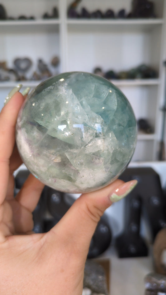 Rainbow flourite Sphere ✨