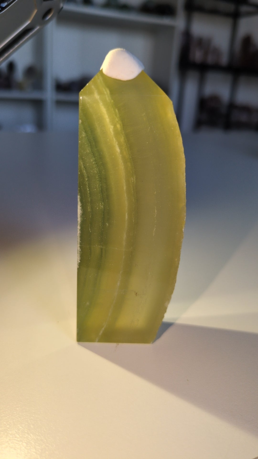 Lemon and lime flourite tower (C)