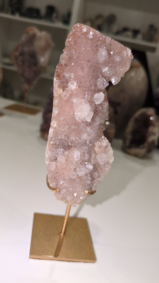 Raw Pink amethyst freeform ✨ D